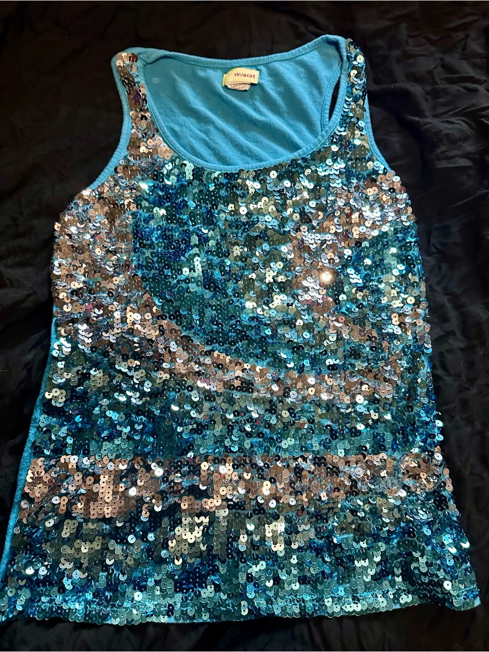 Wildcat 2000’s Blue Sequin Tank